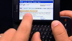the mobile web in use