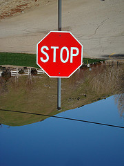 Stop bounce sign courtesy of anarchosyn on Flickr