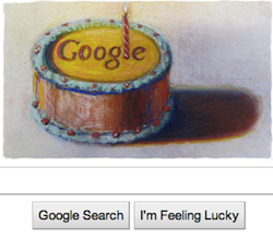 Google's Birthday Cake