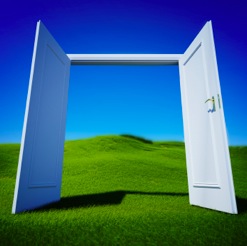 Opportunity is all around you. Don't just look for an open door.