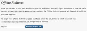 WordPress Offsite Redirect