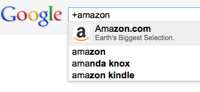 Amazon Google Plus search