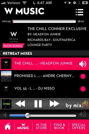 W music app