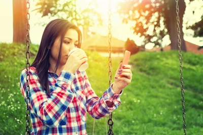 Pandemic-Proof Digital Trends: What You Need to Know: Woman reading on her phone