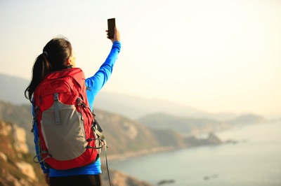 Mobile travel hiker