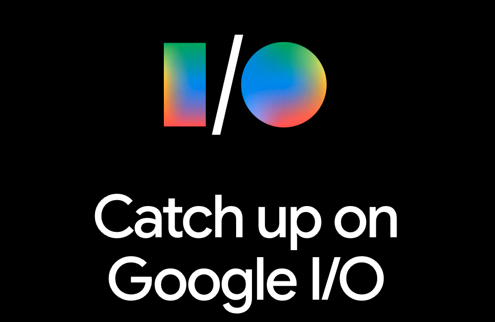 Screenshot of Google I/O logo to illustrate the idea of "Google's Everything App" that they announced at the conference.